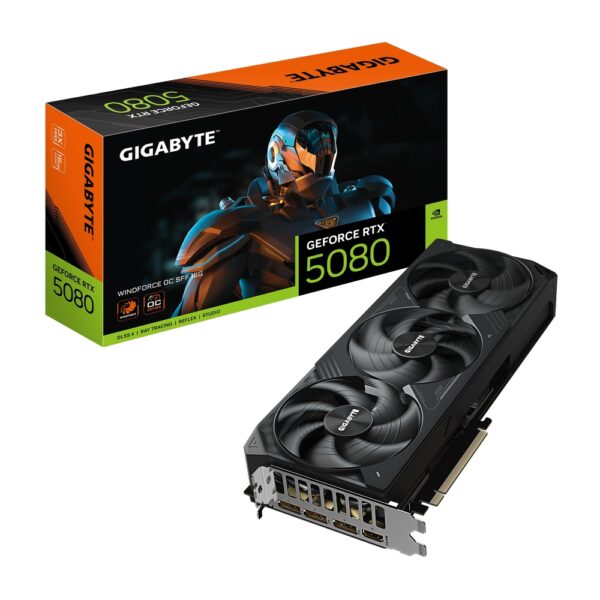 Gigabyte nVidia GeForce RTX 5080 WINDFORCE OC 16GB 256bit GV-N5080WF3OC-16GD rev. 1.0