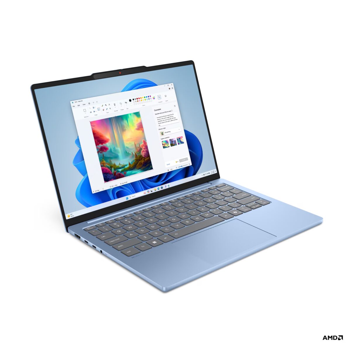 Lenovo 83J2001EYA IdeaPad Slim 5 13ARP10 13.3in (Polar Blue, Aluminium) WUXGA IPS, R5 7535HS, 16GB, 512GB SSD