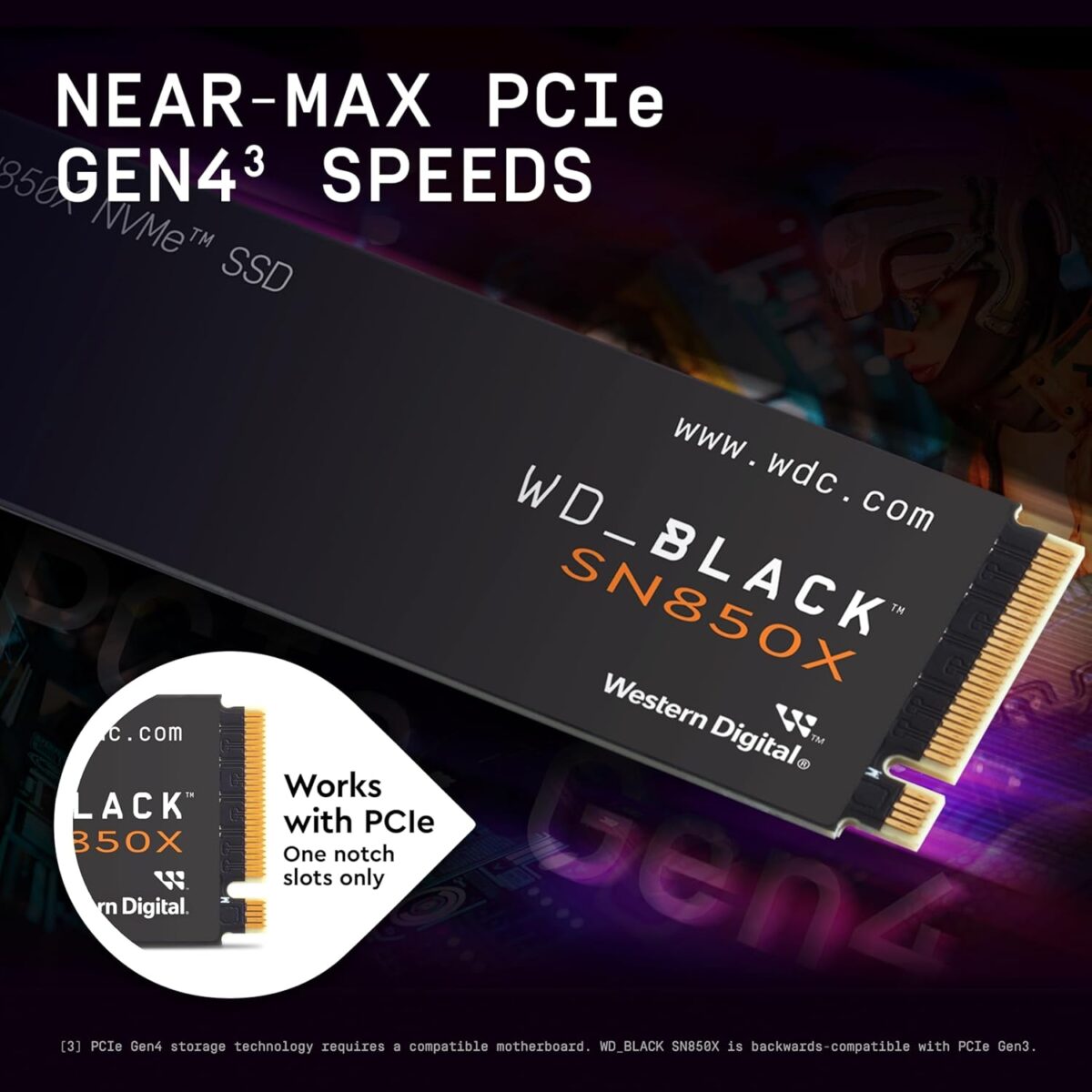 SSD M.2 2TB WD SN850X NVMe WDS200T2X0E Black - Image 2
