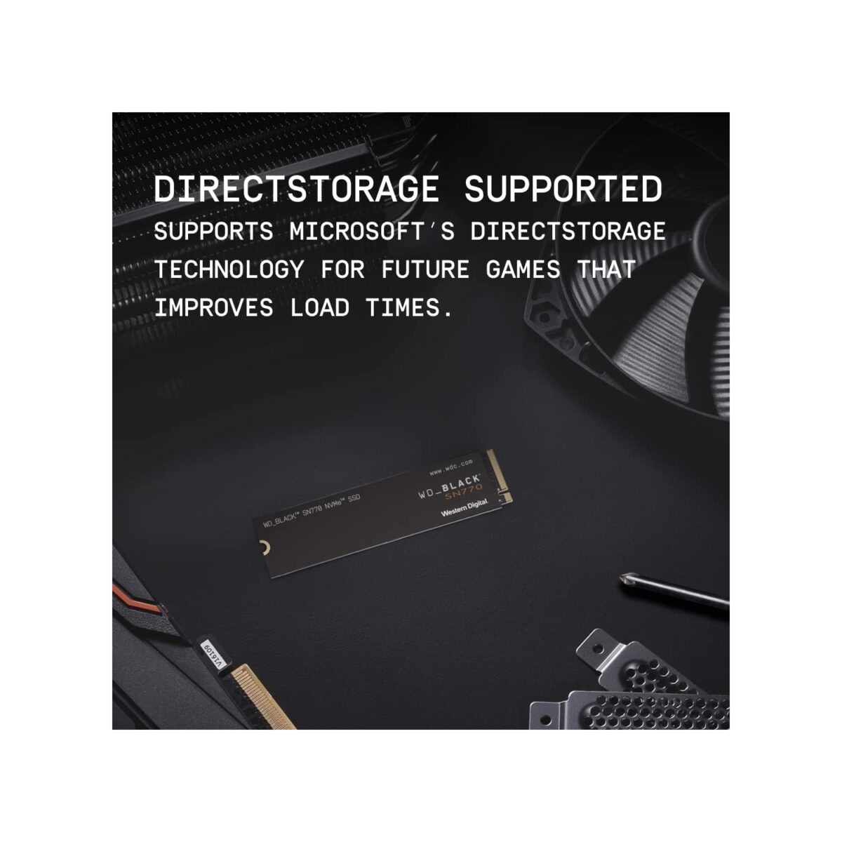 SSD M.2 2TB WD WDS200T3X0E NVMe SSD Gen4 SN770 Black - Image 3