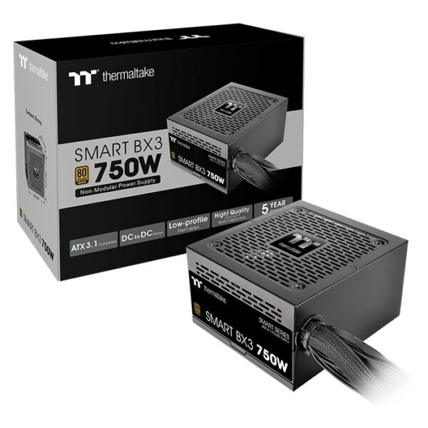 Thermaltake 750W Smart BX3, 80 Plus Bronze, PS-SPD-0750NNFABE-3