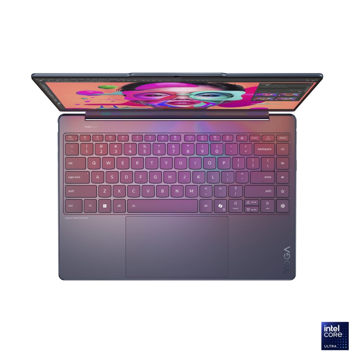 Lenovo 83LC001YYA Yoga 9 2-in-1 14ILL10 (Cosmic Blue, Aluminium) 8-Core Ultra 7 258V 4.8GHz/12MB 32GB DDR5 1TB-NVMe 14IN 2.8K (2880x1800) OLED 1100n 120HzTouch-Gossy HDR1000 Pen 5MP Intel-ARC-140V Graphics AI Boost WiFi7  BT5.4 HUB/4-in-1 Backlite FP - Image 17