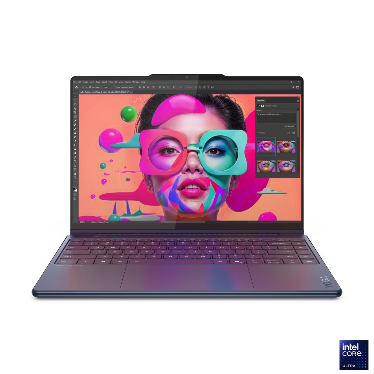 Lenovo 83LC001YYA Yoga 9 2-in-1 14ILL10 (Cosmic Blue, Aluminium) 8-Core Ultra 7 258V 4.8GHz/12MB 32GB DDR5 1TB-NVMe 14IN 2.8K (2880x1800) OLED 1100n 120HzTouch-Gossy HDR1000 Pen 5MP Intel-ARC-140V Graphics AI Boost WiFi7  BT5.4 HUB/4-in-1 Backlite FP - Image 10