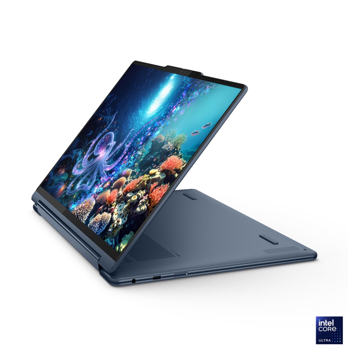 Lenovo 83LC001YYA Yoga 9 2-in-1 14ILL10 (Cosmic Blue, Aluminium) 8-Core Ultra 7 258V 4.8GHz/12MB 32GB DDR5 1TB-NVMe 14IN 2.8K (2880x1800) OLED 1100n 120HzTouch-Gossy HDR1000 Pen 5MP Intel-ARC-140V Graphics AI Boost WiFi7  BT5.4 HUB/4-in-1 Backlite FP - Image 7