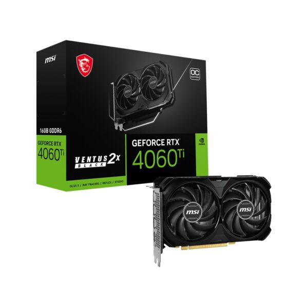 MSI nVidia GeForce RTX 4060 Ti 16GB 128bit RTX 4060 Ti VENTUS 2X BLACK 16G OC