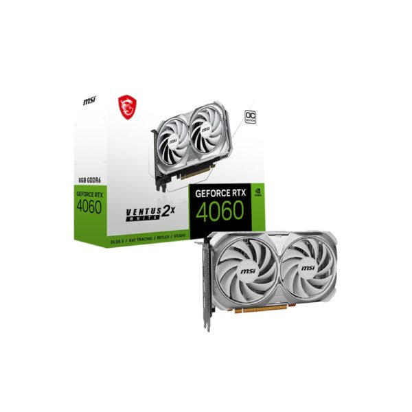 MSI nVidia GeForce RTX 4060 8GB 128bit RTX 4060 VENTUS 2X WHITE 8G OC